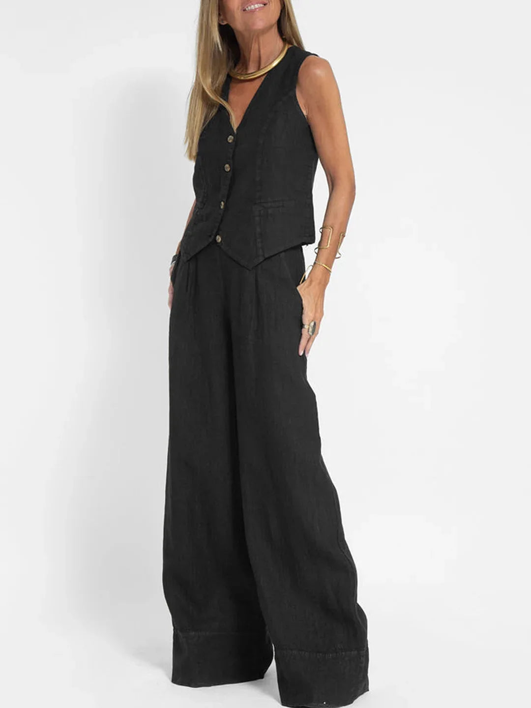 Trendy Gilet & Broek Set