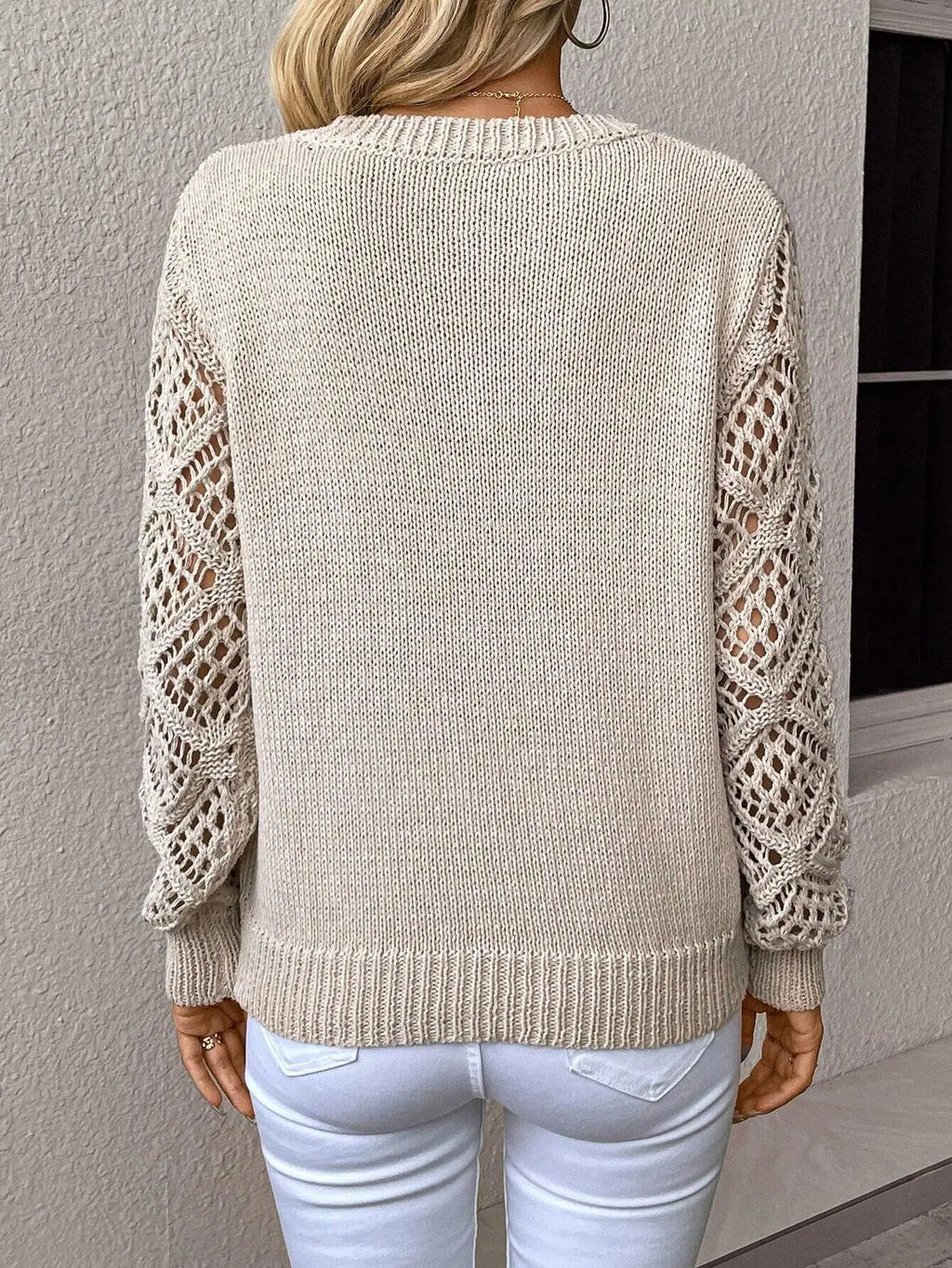 Casual V-Hals Gebreide Trui