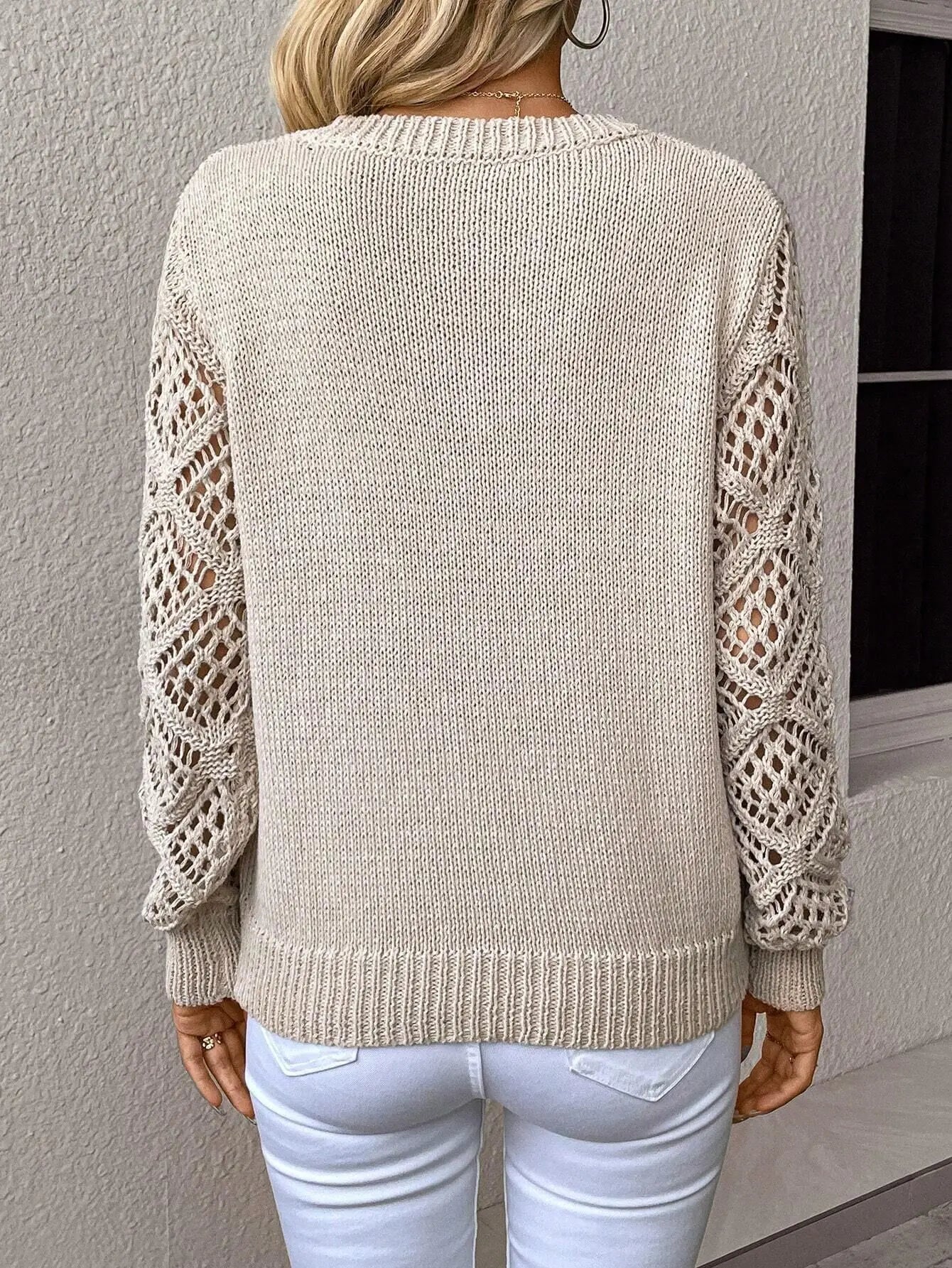 Casual V-Hals Gebreide Trui