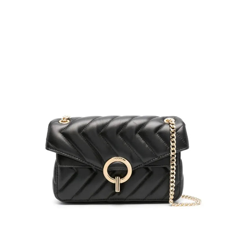 Compact & Chic – Leren Schoudertas voor Dames
