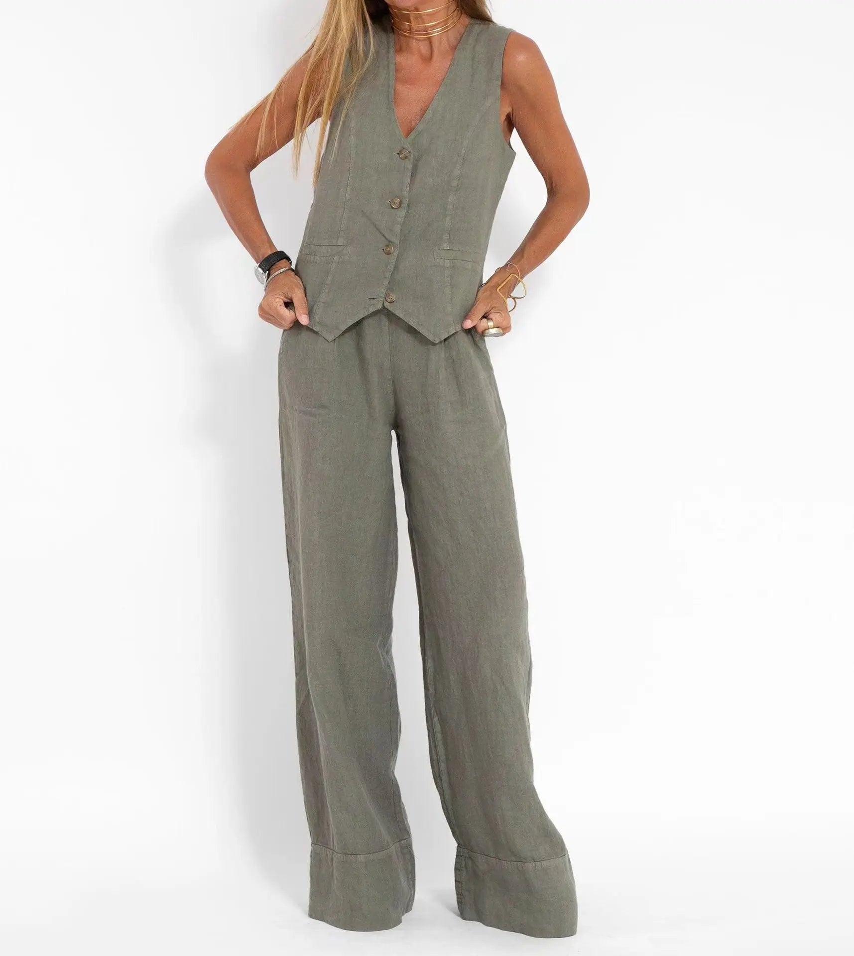 Trendy Gilet & Broek Set