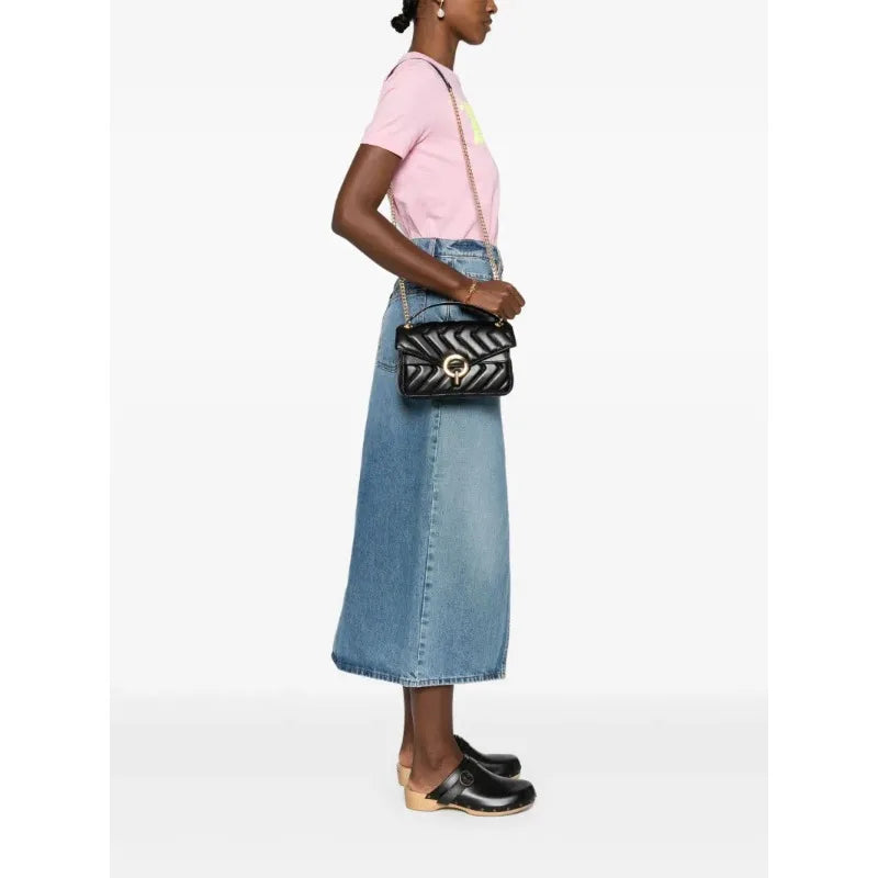 Compact & Chic – Leren Schoudertas voor Dames