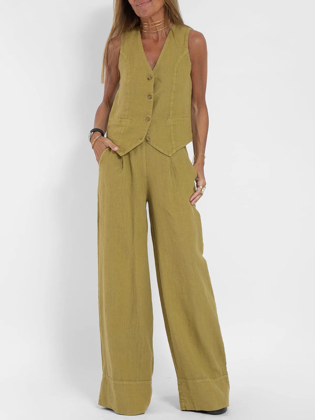 Trendy Gilet & Broek Set